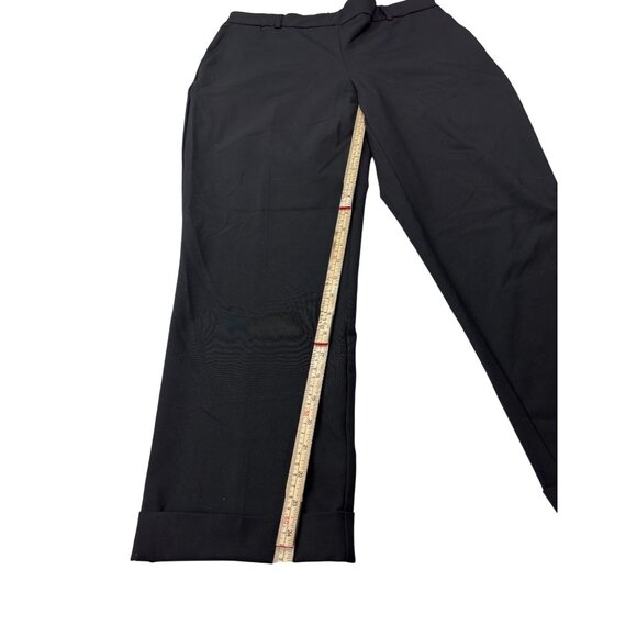 Rachel Zoe Womens Black Wide-Leg Trousers Size 10 Polyester & Viscose - Picture 5 of 11